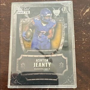 Ashton Jeanty Rookie Football Card - Matte Wild Card
